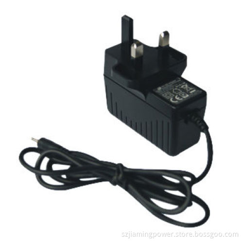 12V/1.5A AC/DC Adapter with UK Plug, CE, RoHS & FCC Marks